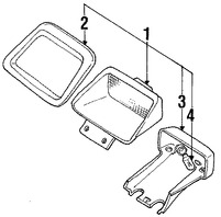 Foto de Luz de freno centro superior Original para Suzuki Esteem 1998 1999 2000 2001 2002 Marca SUZUKI Nmero de Parte 3581061E01