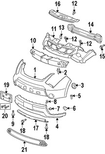 Foto de Rejilla / Parrilla / Mascarilla Original para Suzuki XL-7 2007 2008 2009 Marca SUZUKI Nmero de Parte 7172178J00