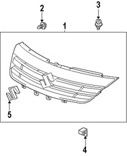 Foto de Enganche de cubierta de parachoques Original para Suzuki XL-7 2007 2008 2009 Marca SUZUKI Nmero de Parte 7176878J00