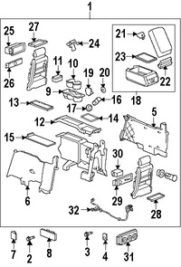 Foto de Panel de Control de Termperatura Climatizacin Original para Suzuki XL-7 2007 2008 2009 Marca SUZUKI Nmero de Parte 3951078J20