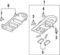 Foto de Consola Central Original para Suzuki XL-7 2007 Marca SUZUKI Nmero de Parte 3992178J50