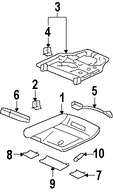 Foto de Lente de luz de mapa Original para Suzuki XL-7 2007 2008 2009 Marca SUZUKI N�mero de Parte 3992278J10