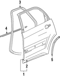 Foto de Panel externo de puerta Original para Suzuki XL-7 2007 2008 2009 Marca SUZUKI Nmero de Parte 6871178J02