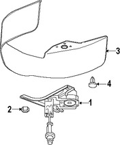 Foto de Elevador de Llanta de Repuesto Original para Suzuki XL-7 2007 2008 2009 Marca SUZUKI N�mero de Parte 4151078J02
