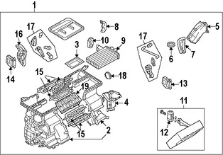 Foto de Sello de Nucleo de Calefaccin Original para Suzuki SX4 Marca SUZUKI Nmero de Parte 7424380J00