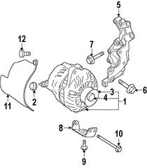 Foto de Polea del Alternador Original para Suzuki SX4 2007 2008 2009 Marca SUZUKI Nmero de Parte 3117184E10