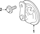 Foto de Claxon / Corneta / Bocina / Pito Original para Suzuki SX4 Suzuki Kizashi Marca SUZUKI N�mero de Parte 3850073H11