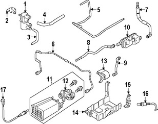 Foto de Canister Original para Suzuki SX4 Marca SUZUKI N�mero de Parte 1856080J00