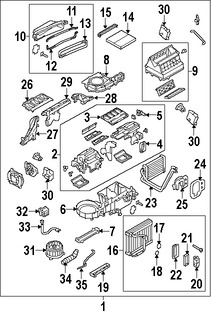 Foto de Vlvula de Expansin Aire Acondicionado Original para Suzuki Kizashi 2010 2011 2012 2013 Marca SUZUKI Nmero de Parte 9543157L00