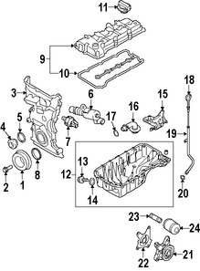 Foto de Solenoide de Tiempo Variable Original para Suzuki Kizashi Suzuki Grand Vitara Suzuki SX4 Marca SUZUKI N�mero de Parte 1655051KA0