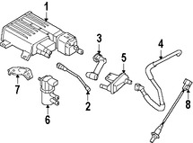 Foto de Solenoide de Purga del Canister Original para Suzuki Kizashi Suzuki SX4 Suzuki Grand Vitara Marca SUZUKI Nmero de Parte 1811778K00