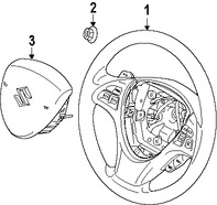 Foto de Timon / Volante / Manubrio Original para Suzuki Kizashi 2011 2012 2013 Marca SUZUKI Nmero de Parte 4811058LH0HTV