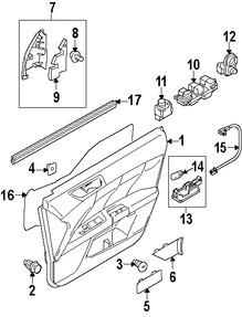 Foto de Interruptor de Espejo Retrovisor Exterior Original para Suzuki Kizashi 2010 2011 2012 2013 Marca SUZUKI Nmero de Parte 3795057L00