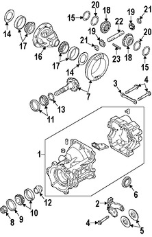 Foto de Sello del Eje Propulsor Original para Suzuki Kizashi 2010 2011 2012 2013 Marca SUZUKI Nmero de Parte 0928335057