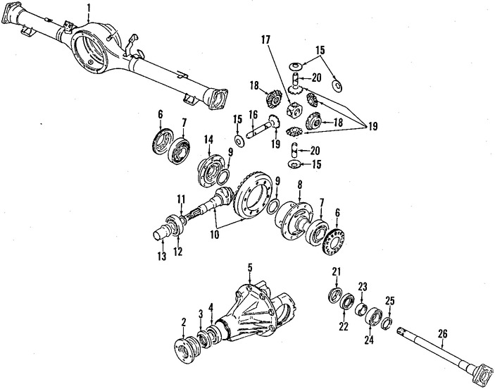 Foto de Rodamiento de Eje Propulsor Original para Suzuki Samurai Marca SUZUKI Nmero de Parte 0926935009