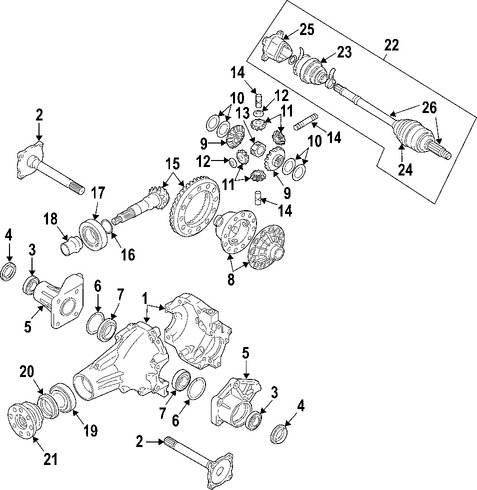 Foto de Cardn Original para Suzuki Grand Vitara Suzuki XL-7 Marca SUZUKI Nmero de Parte 2720053830