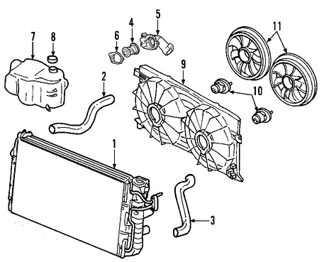 Foto de Aspa del ventilador de enfriamiento del motor Original para Suzuki XL-7 2008 2009 Marca SUZUKI Nmero de Parte 1711178J10