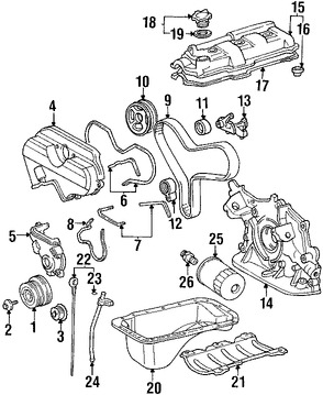 Foto de Engranaje del Cigueal Original para Toyota Tundra Toyota 4Runner Toyota T100 Toyota Tacoma Marca TOYOTA Nmero de Parte 1352162031