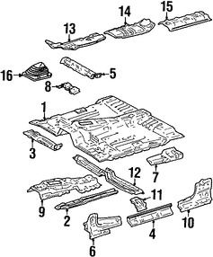 Foto de Estribo Original para Toyota Tundra Toyota Sequoia Marca TOYOTA N�mero de Parte 570240C012