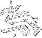 Foto de Protector de Calor Escape Original para Toyota Tundra 2007 2008 2009 2010 Marca TOYOTA Nmero de Parte 1716831030
