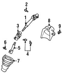 Foto de Cardn de Eje de Columna Direccin Original para Toyota Echo 2003 2004 2005 2000 2001 2002 Marca TOYOTA Nmero de Parte 4520952020