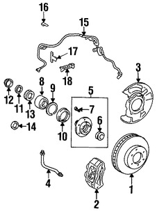Foto de Rodaje de Rueda Original para Toyota 4Runner Toyota Tacoma Toyota Tundra Toyota Sequoia Marca TOYOTA Nmero de Parte 9036954002