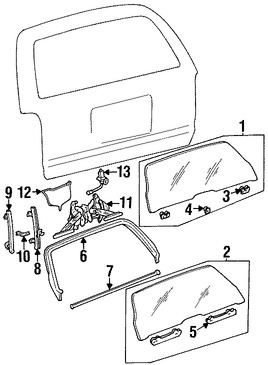 Foto de Motor de Ventana de Puerta Trasera Original para Toyota 4Runner Marca TOYOTA Nmero de Parte 8571035090