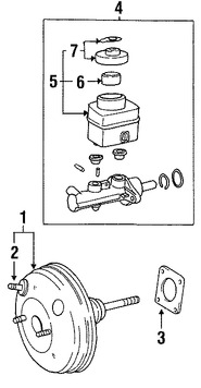 Foto de Depsito del Cilindro Maestro del Freno Original para Toyota MR2 Spyder 2000 2001 2002 2003 2004 2005 Marca TOYOTA Nmero de Parte 4722017080