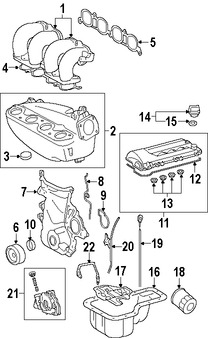 Foto de Tapon de Expansion de Motor Original para Toyota Corolla 2005 2006 Marca TOYOTA N�mero de Parte 9641143000