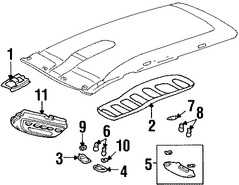 Foto de Consola Central Original para Toyota Sequoia 2001 2002 2003 2004 Marca TOYOTA Nmero de Parte 636500C020B0