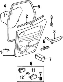Foto de Apoyabrazos Original para Toyota Sequoia Marca TOYOTA N�mero de Parte 742600C020B0