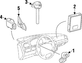 Foto de Mdulo de Control del Encendido Original para Toyota Paseo 1996 1995 Toyota Tercel 1995 1996 Marca TOYOTA Nmero de Parte 8962116040