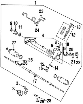 Foto de Terminal de la direccin Original para Toyota Paseo Toyota Tercel Toyota MR2 Spyder Toyota Camry Toyota Corolla Marca TOYOTA Nmero de Parte 4504619206