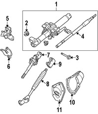 Foto de Cardn de Eje de Columna Direccin Original para Toyota Tacoma Marca TOYOTA Nmero de Parte 4521904010