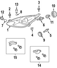 Foto de Faro Original para Toyota Celica 2000 2001 2002 2003 2004 2005 Marca TOYOTA N�mero de Parte 811302B790