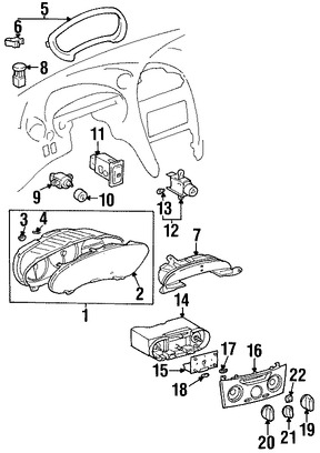 Foto de Perilla de Control de Calefacci�n Original para Toyota Celica 2000 2001 2002 Marca TOYOTA N�mero de Parte 559052B740