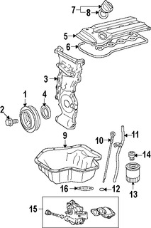 Foto de Crter Original para Toyota Camry Toyota Solara Scion xB Marca TOYOTA Nmero de Parte 121010H050