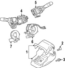 Foto de Interruptor Combinado Original para Toyota Prius Toyota RAV4 Toyota Highlander Marca TOYOTA N�mero de Parte 8414047130