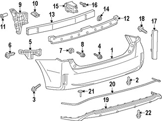 Foto de Barra de impacto de parachoque Original para Toyota Prius V 2012 2013 2014 2015 2016 2017 Marca TOYOTA Nmero de Parte 5217147070