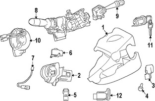 Foto de Interruptor Combinado Original para Toyota  Scion Marca TOYOTA N�mero de Parte 8414047140