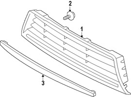 Foto de Tornillo de parrilla / rejilla Original para Toyota Camry Toyota Solara Toyota Corolla Scion iQ Marca TOYOTA Nmero de Parte 9008016031