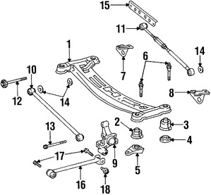 Foto de Mu�on de Suspensi�n Original para Toyota Avalon Toyota Camry Toyota Celica Toyota Solara Lexus ES300 Lexus RX300 Marca TOYOTA N�mero de Parte 4230420090