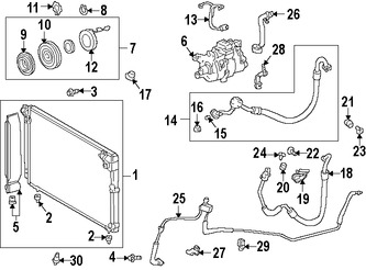 Foto de Tapa Vlvula de Servicio Aire Acondicionado Original para Lexus Toyota Scion Marca TOYOTA Nmero de Parte 8837502070