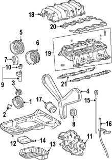 Foto de C�rter Original para Toyota 4Runner Lexus GX470 Marca TOYOTA N�mero de Parte 1210250130