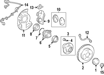 Foto de Tuerca de Eje Original para Toyota Lexus Marca TOYOTA N�mero de Parte 9017828002