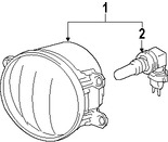 Foto de Luz de Niebla Original para Toyota Lexus Scion Marca TOYOTA Nmero de Parte 812200D042