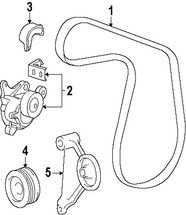 Foto de Conjunto de Tensor de correa Original para Toyota Camry Lexus HS250h Marca TOYOTA N�mero de Parte 1662028050