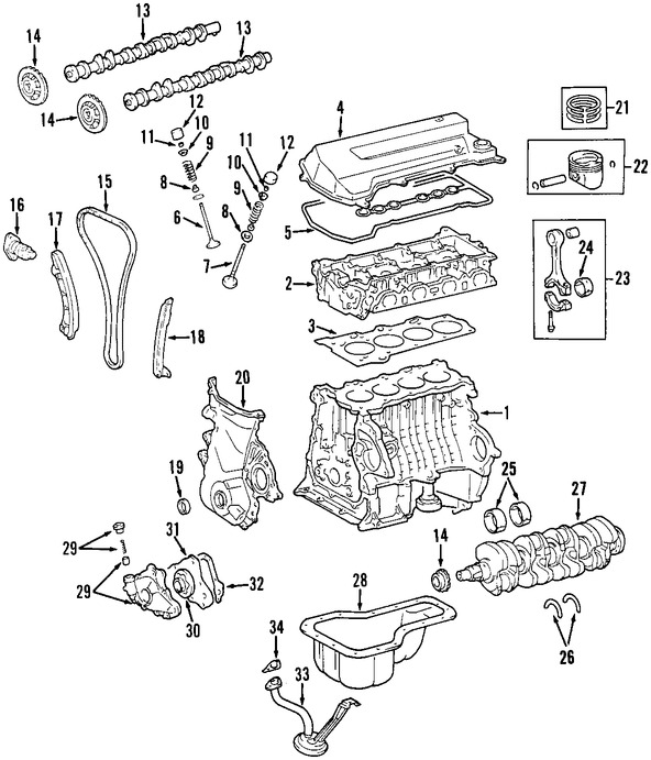 Foto de Montura de Transmisin Automtica Original para Toyota Corolla 1998 1999 2000 2001 2002 Marca TOYOTA Nmero de Parte 123720D030