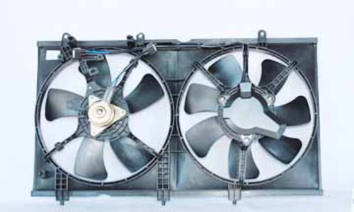 Foto de Ventilador Dual Condensador y Radiador  para Mitsubishi Lancer 2003 2004 2005 2006 2007 Marca TYC Nmero de Parte 620930