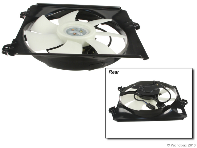 Foto de Motor del ventilador de enfriado para Toyota RAV4 2001 2002 2003 2004 2005 Marca Tyc N�mero de Parte W0133-1753056